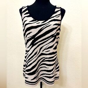 INC Sleeveless Knit Sparkle Tank